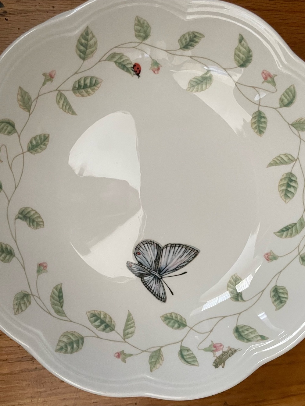 6 Lennox Butterfly & Leaf Soup Dish